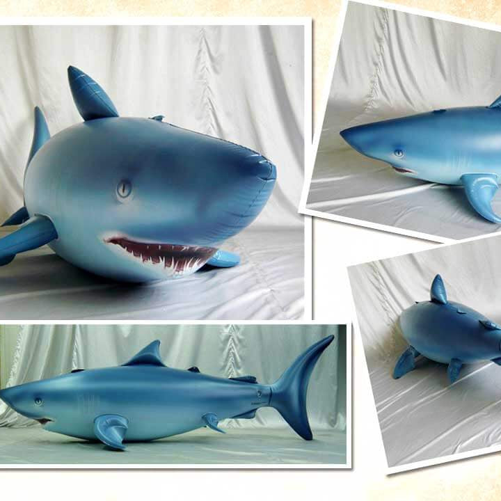 Giant inflatable shark online