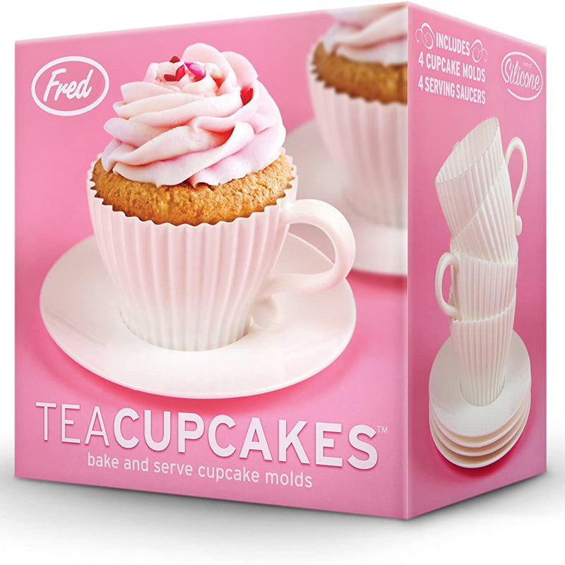 Fred Teacupcakes, White - The Unusual Gift Company