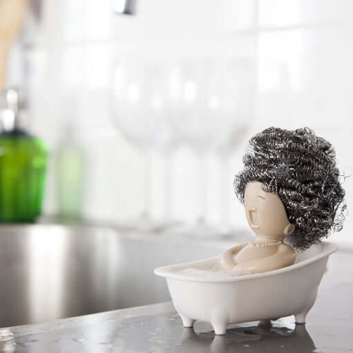 Soap Opera Dish Scrubber Holder - The Unusual Gift Company